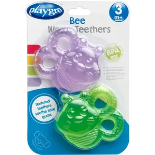Produktfoto för Playgro Kylbitring water teether bee 2 pack 1 st