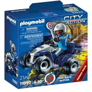 Produktfoto för Playmobil City Action 71092, Polis, 4 År, Multifärg, Plast