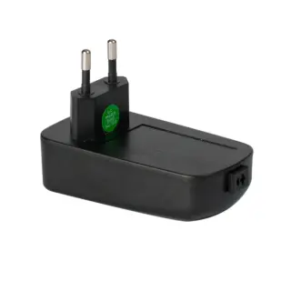 Produktfoto för Plugin trafo 20-60W din-ingång, svart