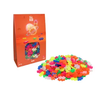 Produktfoto för Plus Plus 3D Byggsats 300-bitar (Neon)