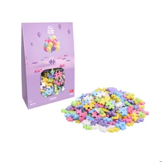 Produktfoto för Plus Plus 3D Byggsats 300-bitar (Pastell)