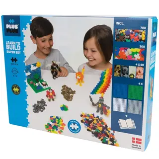 Produktfoto för Plus Plus Basic 3D Byggsats 1200-bitar (Learn to build mega)