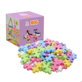 Produktfoto för Plus-Plus BIG 3D Byggsats 100-bitar (Pastell)