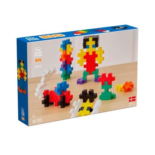 Alternativ bild 0 för Plus Plus BIG 3D Byggsats 50-bitar (Basic)
