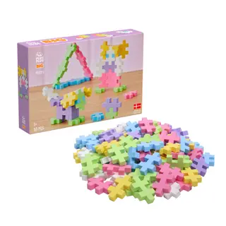 Produktfoto för Plus Plus BIG 3D Byggsats 50-bitar (Pastel mix)