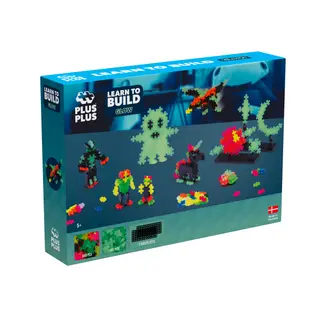 Produktfoto för Plus-Plus Learn To Build 3D Byggsats (Självlysande)