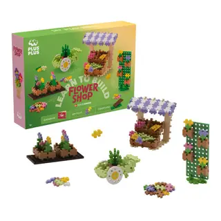 Produktfoto för Plus-Plus Learn to Build Blomsteraffär 600-bitar