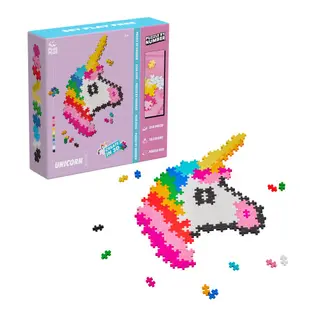 Produktfoto för Plus Plus Puzzle By Number Byggsats 250-bitar (Enhörning)