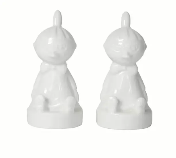 Alternativ bild 0 för Pluto Design - Mumin Lilla My Salt och Pepparkar 2-pack Vit