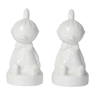 Produktfoto för Pluto Design - Mumin Lilla My Salt och Pepparkar 2-pack Vit