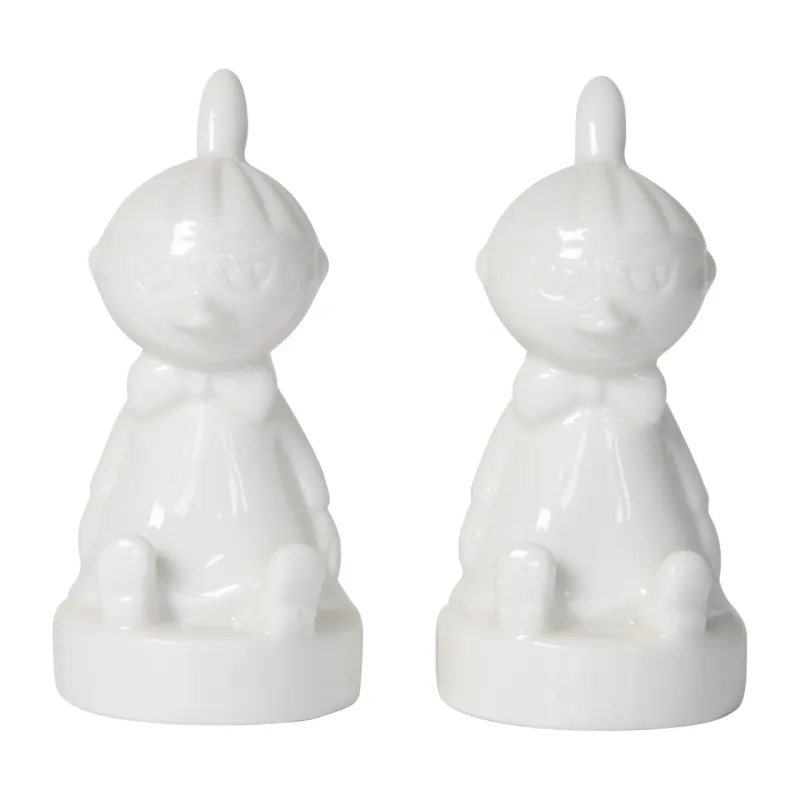 Alternativ bild 0 för Pluto Design - Mumin Lilla My Salt och Pepparkar 2-pack Vit
