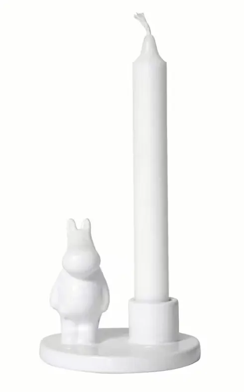Alternativ bild 0 för Pluto Design - Mumin Ljusstake 8,8,x10 cm Vit