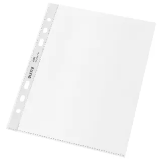 Produktfoto för Pocket Leitz Recycle A5 100my PP prägling öppen i toppen - (25 st.)