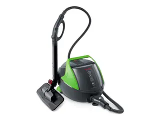 Produktfoto för Polti Pro 95_Turbo Flexi, Cylindrisk ångrengörare, Svart, Grön, 1100 W, 1100 W, Hårt golv, Steg