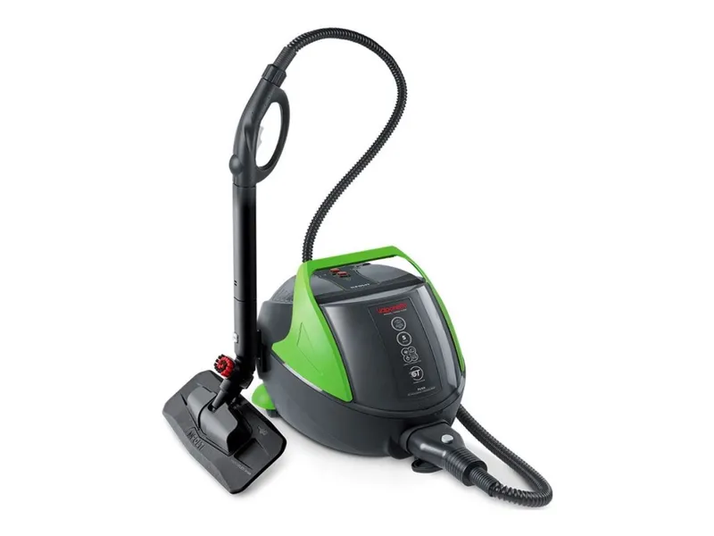 Alternativ bild 0 för Polti Pro 95_Turbo Flexi, Cylindrisk ångrengörare, Svart, Grön, 1100 W, 1100 W, Hårt golv, Steg