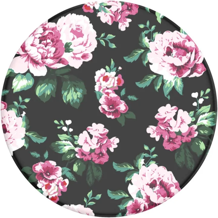 Alternativ bild 0 för PopSockets PopGrip Basic - Fingergrepp/vikbart ställ för mobiltelefon - universell - English Garden