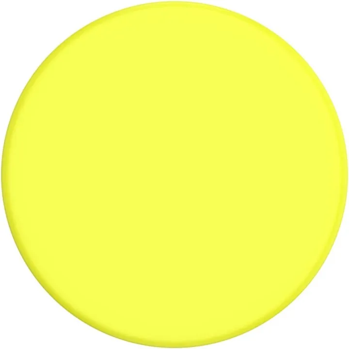 Alternativ bild 0 för PopSockets PopGrip - Fingergrepp/vikbart ställ för mobiltelefon - neon jolt yellow
