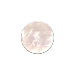 Produktfoto för PopSockets Swappable PopGrip - Fingergrepp/vikbart ställ för mobiltelefon - Acetate Pearl - vit