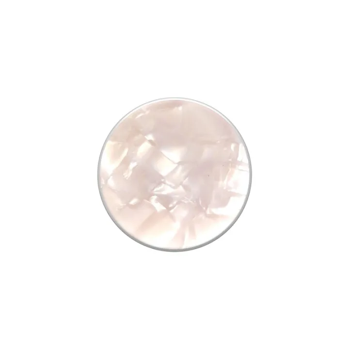 Alternativ bild 0 för PopSockets Swappable PopGrip - Fingergrepp/vikbart ställ för mobiltelefon - Acetate Pearl - vit