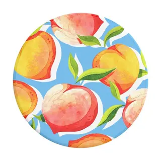 Produktfoto för PopSockets Swappable PopGrip - Fingergrepp/vikbart ställ för mobiltelefon - Just Peachy Gloss