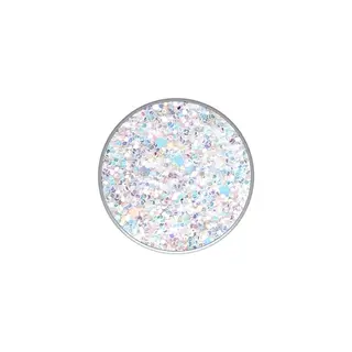 Produktfoto för PopSockets Swappable PopGrip - Fingergrepp/vikbart ställ för mobiltelefon, surfplatta - Kritvit - vit (dragspel), vit (plattform)