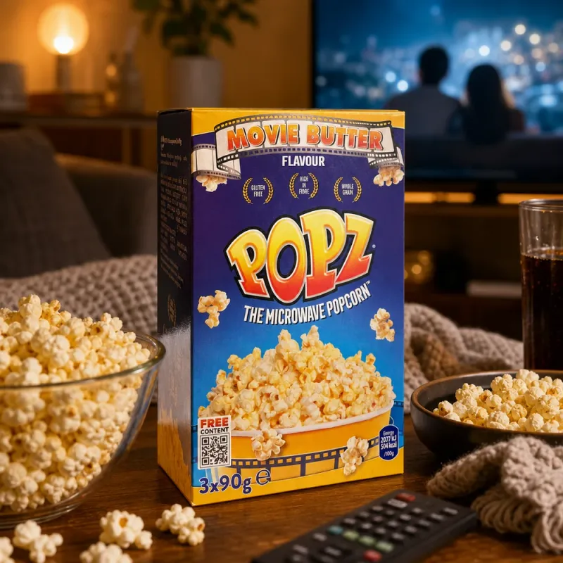 Bild 3 för Popz Micropopcorn Movie Butter 3x90g