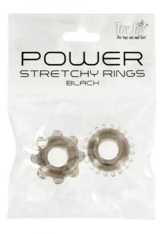 Produktfoto för POWER STRETCHY RINGS SMOKE 2PCS