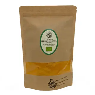 Produktfoto för Powerfruits Ekologisk Gurkmeja Premium RAW 500 g