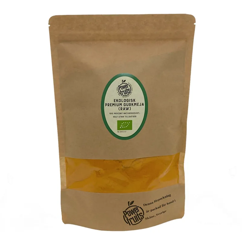 Bild 2 för Powerfruits Ekologisk Gurkmeja Premium RAW 500 g