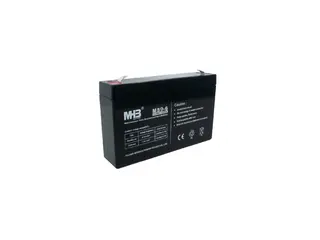 Produktfoto för PowerWalker MHB MS9-6, Slutna blybatterier (VRLA), 6 V, 1 styck, Svart, 9 Ah, 5 År