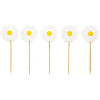 Produktfoto för Prästkrage Tårtdekorationer 10-pack