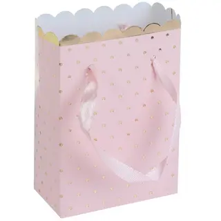 Produktfoto för Presentpåse Rosa & Guld 6-pack