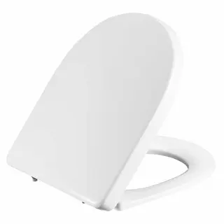 Produktfoto för Pressalit sæde Delight m/låg - Hvid, med Uni-flex beslag, rustfri. Passer bl.a ti 613056100