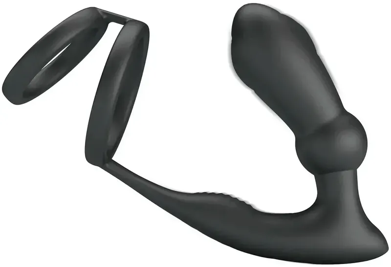 Bild 1 för Pretty Love: Emoni, Cock Rings with Thumping Plug
