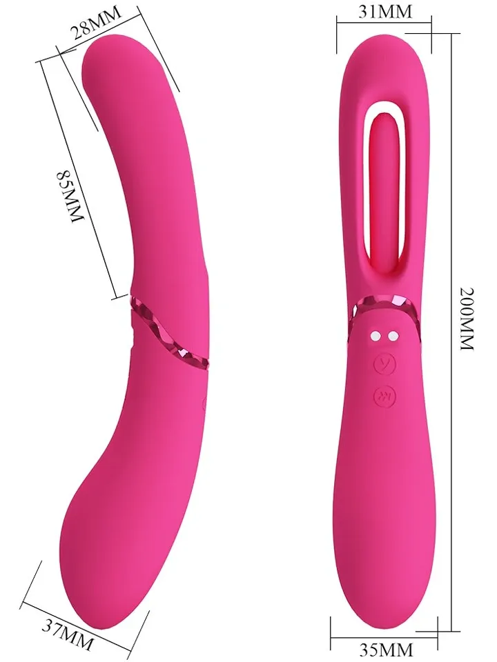 Bild 2 för Pretty Love: Romance Lexie Vibrator, rosa