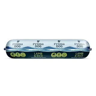 Produktfoto för PrimaDog Korv Lamm & Ris 800 g