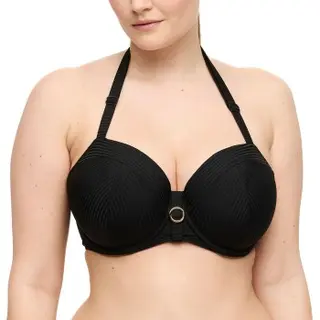 Produktfoto för PrimaDonna Delray Padded Balcony Bikini Top Svart C 80 Dam