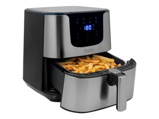 Produktfoto för Princess Deluxe 182060 - Varmluftsfritös - 5.5 liter - 1700 W - rostfritt stål