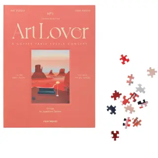 Produktfoto för Printworks - Art Lover Book pussel lounge 1000