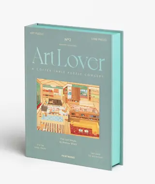 Produktfoto för Printworks - Art Lover Book pussel part and whole 1000