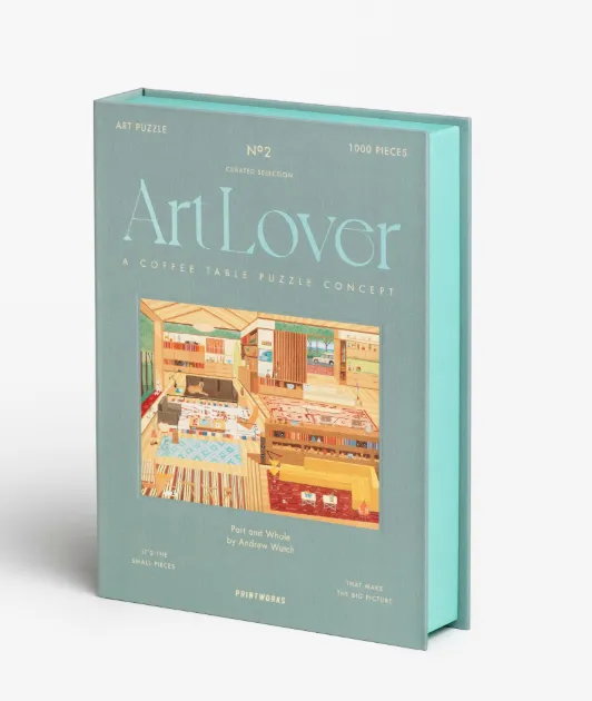 Alternativ bild 0 för Printworks - Art Lover Book pussel part and whole 1000