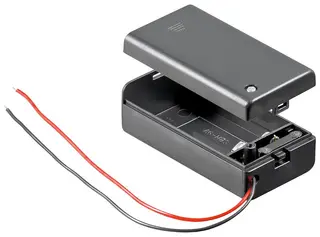 Produktfoto för Pro 1x 9V Block battery holder