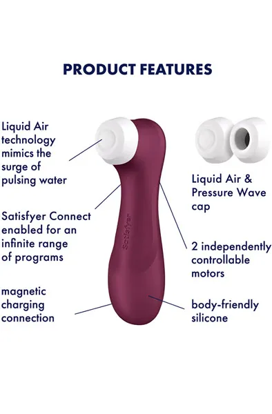 Bild 2 för PRO 2 GENERATION 3 WITH LIQUID AIR WITH BLUETOOTH APP - VINRÖD