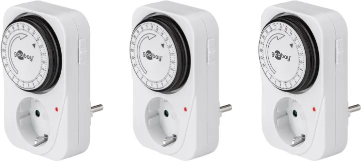 Alternativ bild 0 för Pro 3 pcs Mechanical timer white