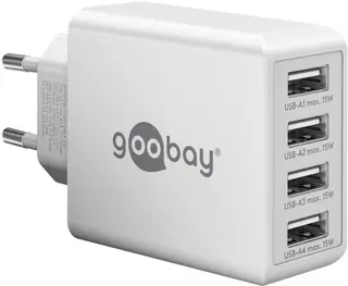 Produktfoto för Pro 4-way USB charger (30W)
