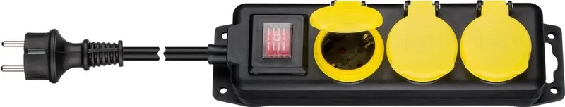 Alternativ bild 0 för Pro AC power strip splash-proof 3 m