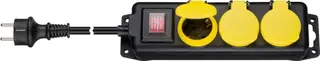 Produktfoto för Pro AC power strip splash-proof 3 m