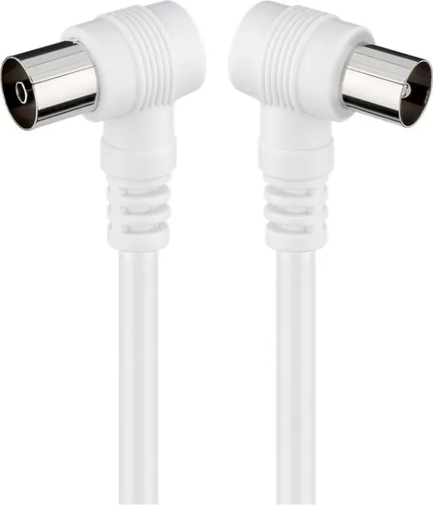 Alternativ bild 0 för Pro Angled antenna cable (<70 dB) 2x shielded