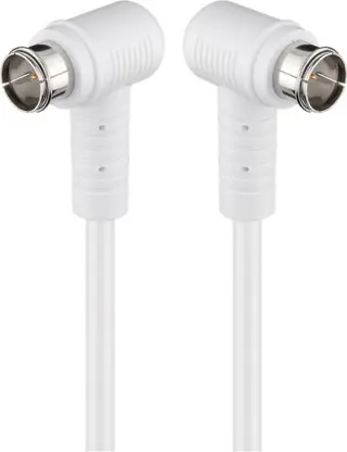 Produktfoto för Pro Antenna Sat cable (F) 2x90° - 1.5m
