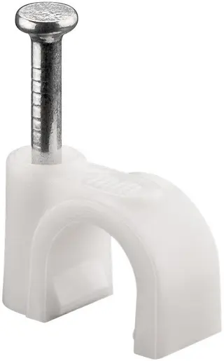 Produktfoto för Pro Cable Clip - White - 7mm
